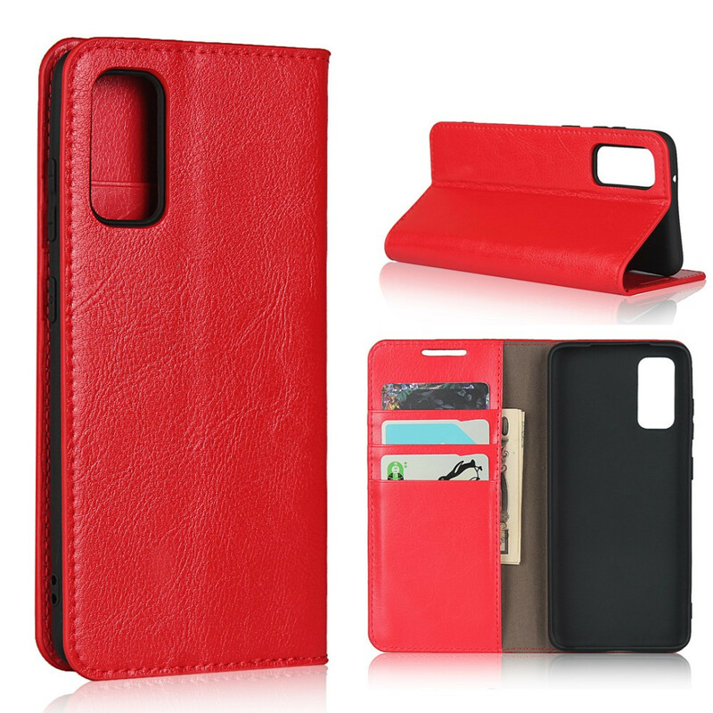 Flip Cover Samsung Galaxy S20 Cuir Véritable