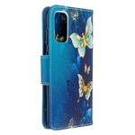 Housse Samsung Galaxy S20 Papillons Rois