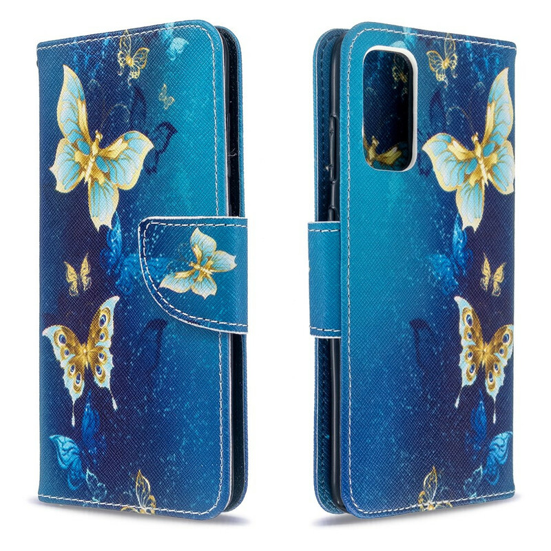 Housse Samsung Galaxy S20 Papillons Rois