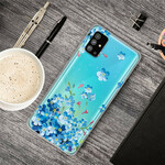 Coque Samsung Galaxy S20 Fleurs Bleues