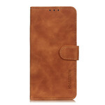 Housse Samsung Galaxy S20 Ultra Effet Cuir Vintage KHAZNEH