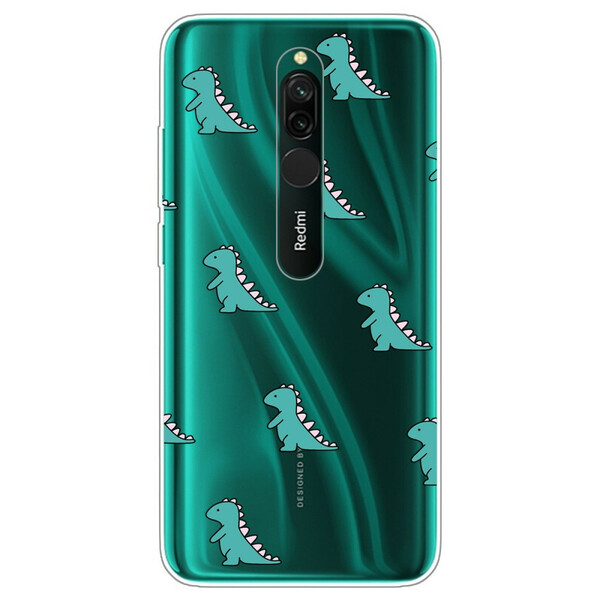 Coque Xiaomi Redmi 8 Dinosaures