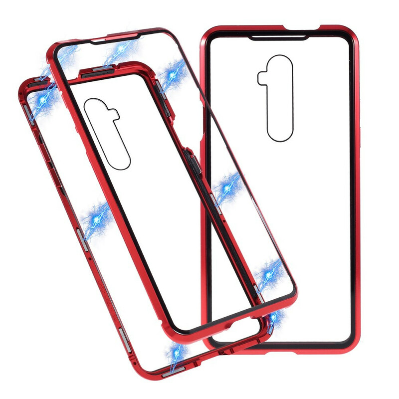 Coque OnePlus 7T Pro Rebords Métal et Verre Trempé