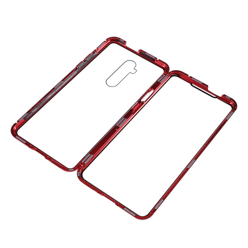 Coque OnePlus 7T Pro Rebords Métal et Verre Trempé