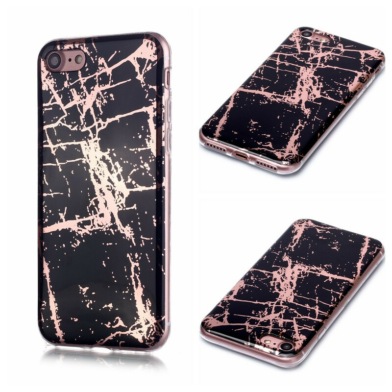 Coque iPhone 8 / 7 Marbre Géométrie Colorée