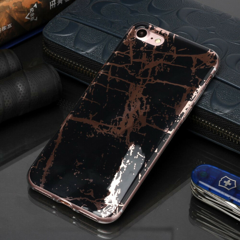 Coque iPhone 8 / 7 Marbre Géométrie Colorée