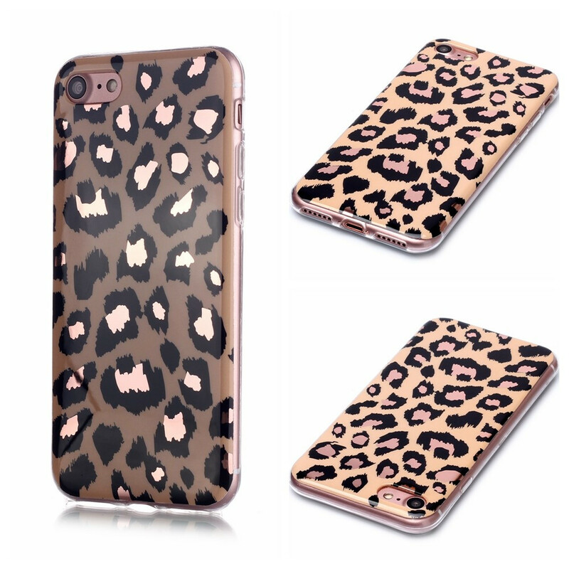 Coque iPhone 8 / 7 Marbre Style Léopard