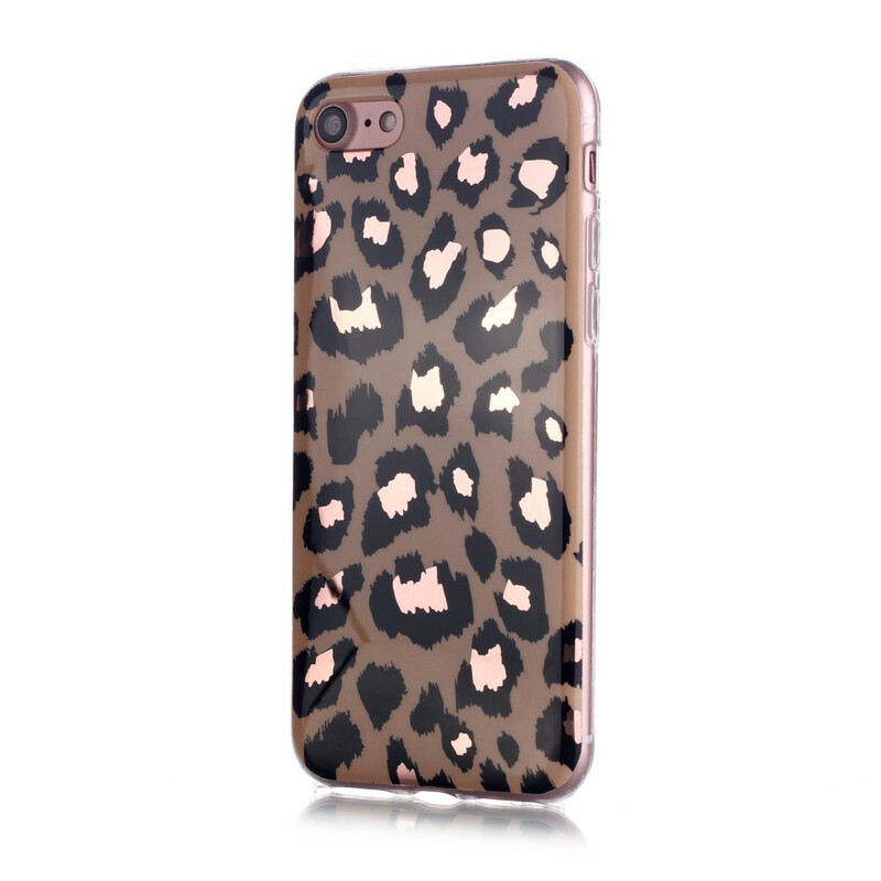 Coque iPhone 8 / 7 Marbre Style Léopard