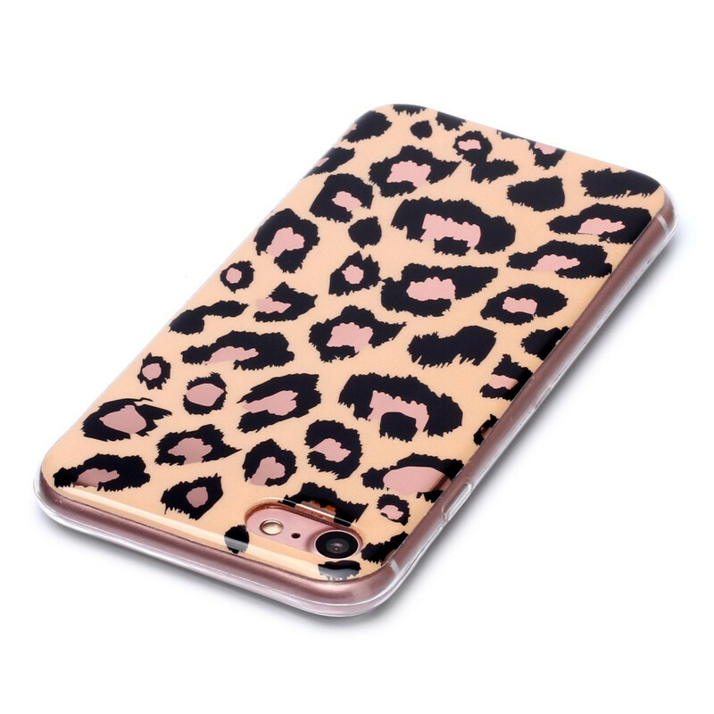 Coque iPhone 8 / 7 Marbre Style Léopard