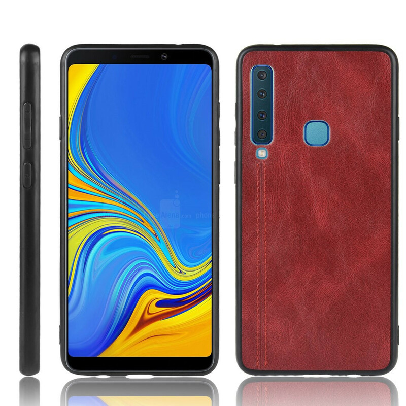 Coque Samsung Galaxy A9 Effet Cuir Couture