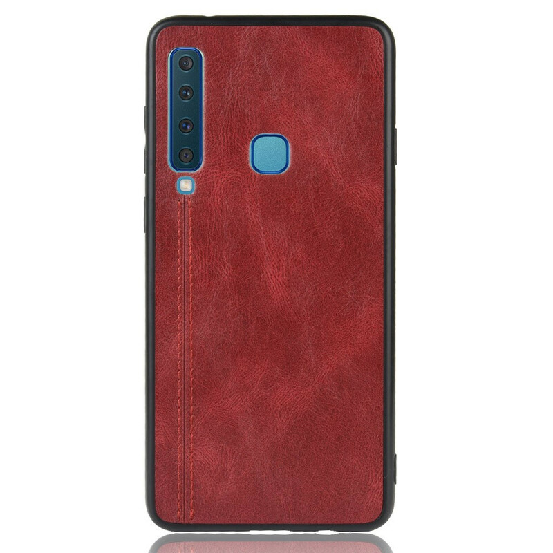 Coque Samsung Galaxy A9 Effet Cuir Couture