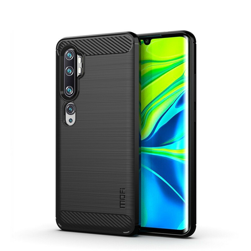 Coque Xiaomi MI Note 10 / Note 10 Pro Fibre Carbone Brossée MOFI