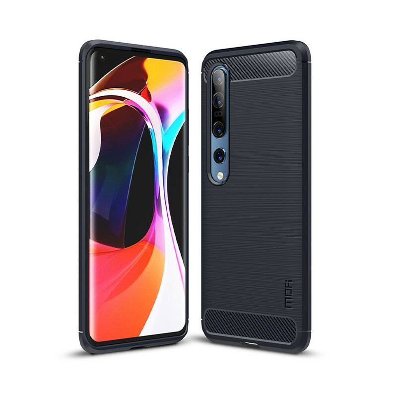 Coque Xiaomi MI 10 / 10 Pro Fibre Carbone Brossée MOFI