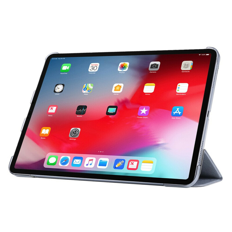 Smart Case iPad Pro 12.9" (2020) Simili Cuir Texture Soie