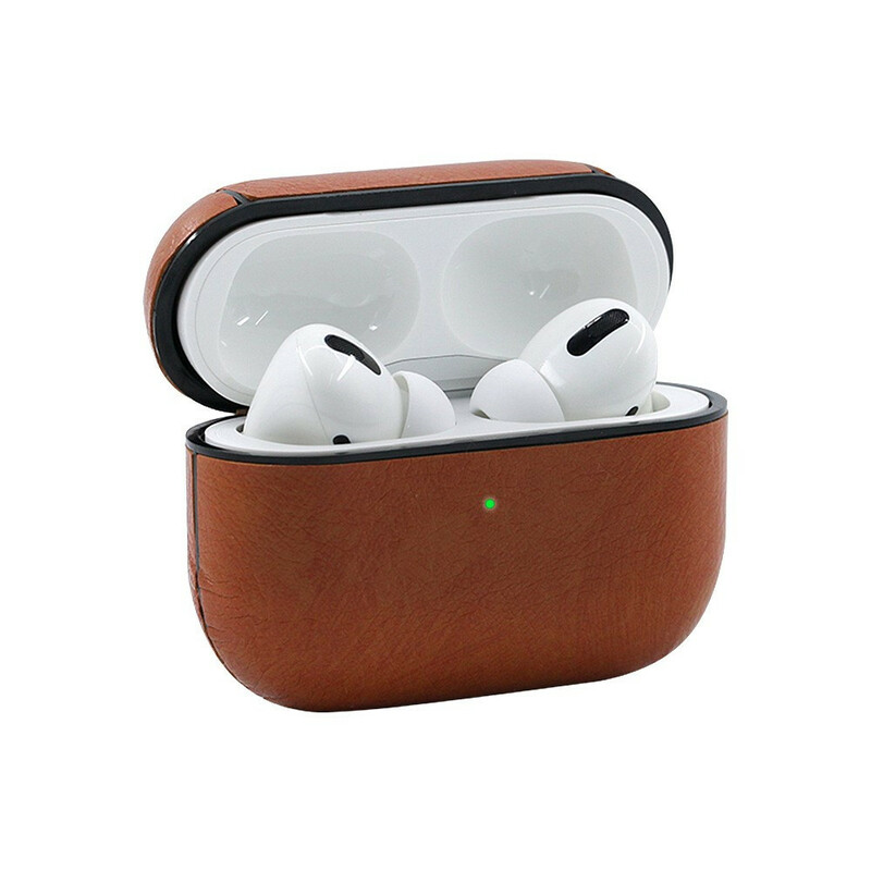 Étui AirPods Pro Style Cuir avec Mousqueton