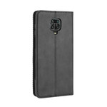 Flip Cover Xiaomi Redmi Note 9S Effet Cuir Vintage Stylisé