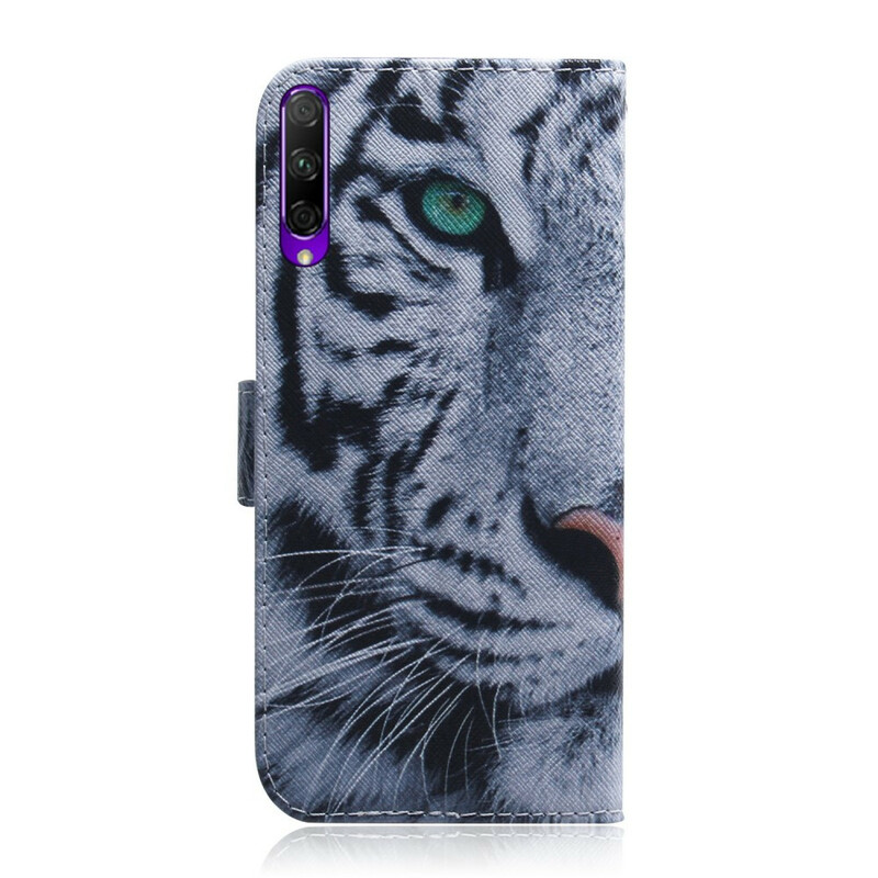 Housse Honor 9X Pro Tigre Blanc