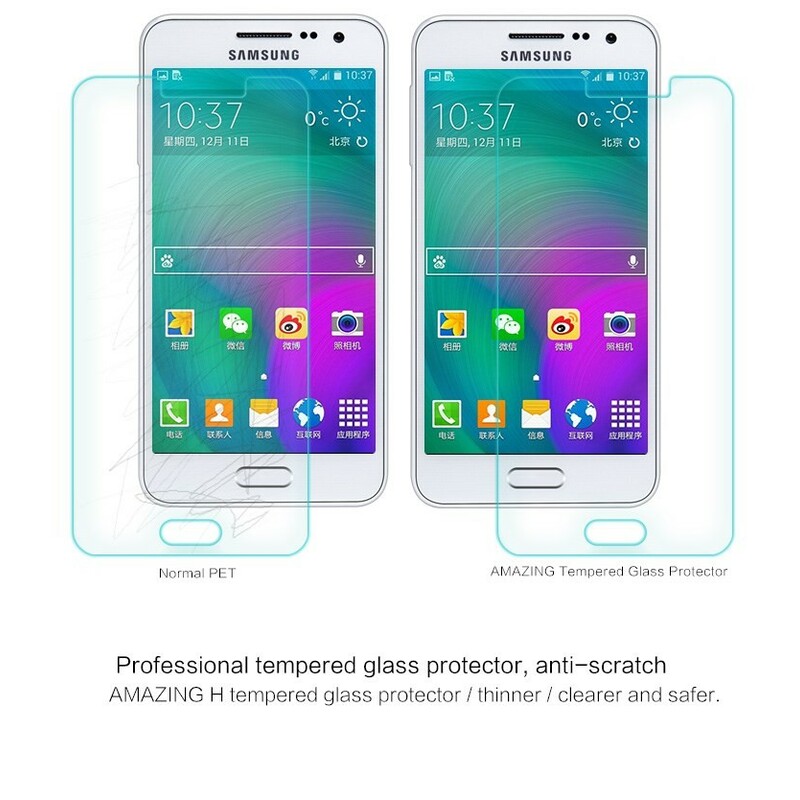 Protection en verre trempé pour l’écran du Samsung Galaxy A3