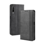 Flip Cover Honor 9X Pro Effet Cuir Vintage Stylisé