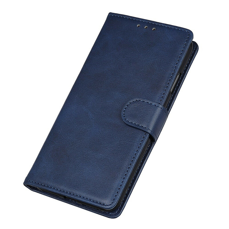 Housse Xiaomi Redmi Note 9 Pro Effet Cuir Mat Rétro