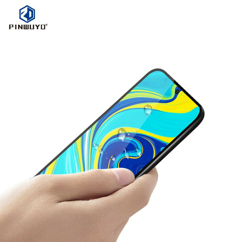 Protection en verre trempé pour Xiaomi Redmi Note 9 PINWUYO