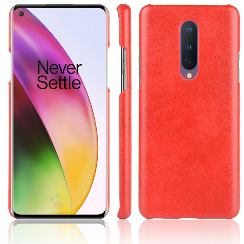 Coque OnePlus 8 Effet Cuir Litchi Performance