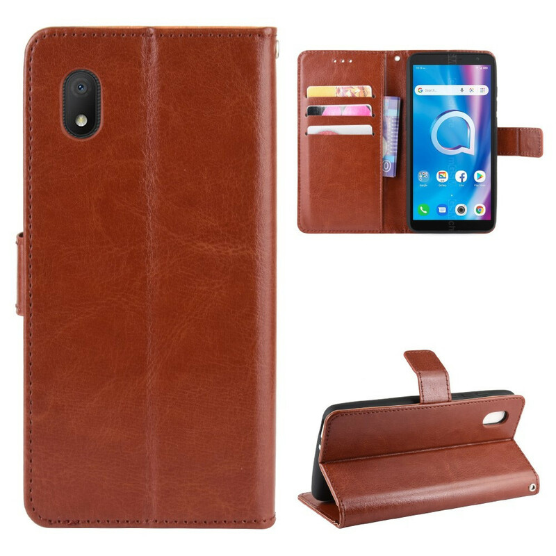 Housse Alcatel 1B Simili Cuir Flashy