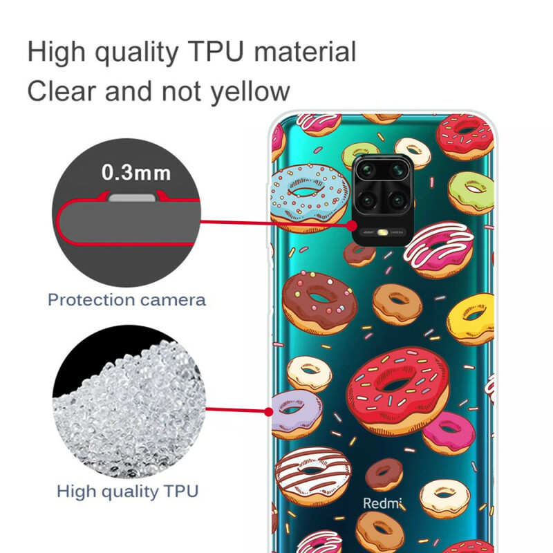 Coque Xiaomi Redmi Note 9S / Redmi Note 9 Pro Love Donuts