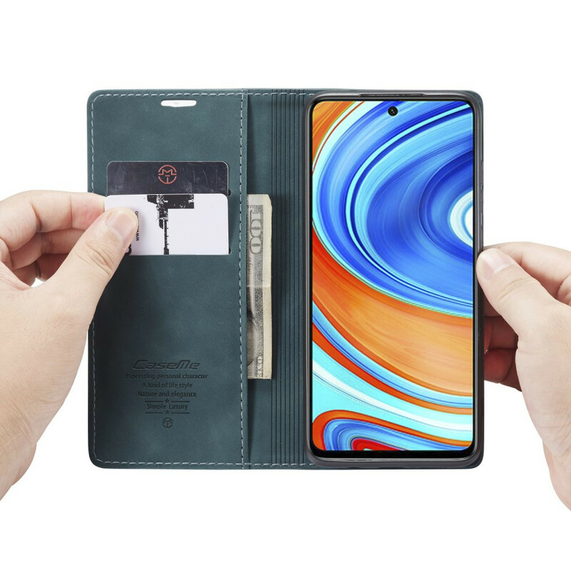 Flip Cover Xiaomi Redmi Note 9S / Redmi Note 9 Pro CASEME Simili Cuir