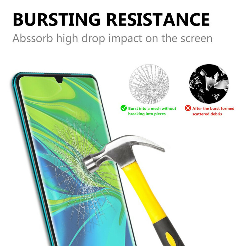 Protection en verre trempé pour Xiaomi Mi Note 10 / 10 Pro 