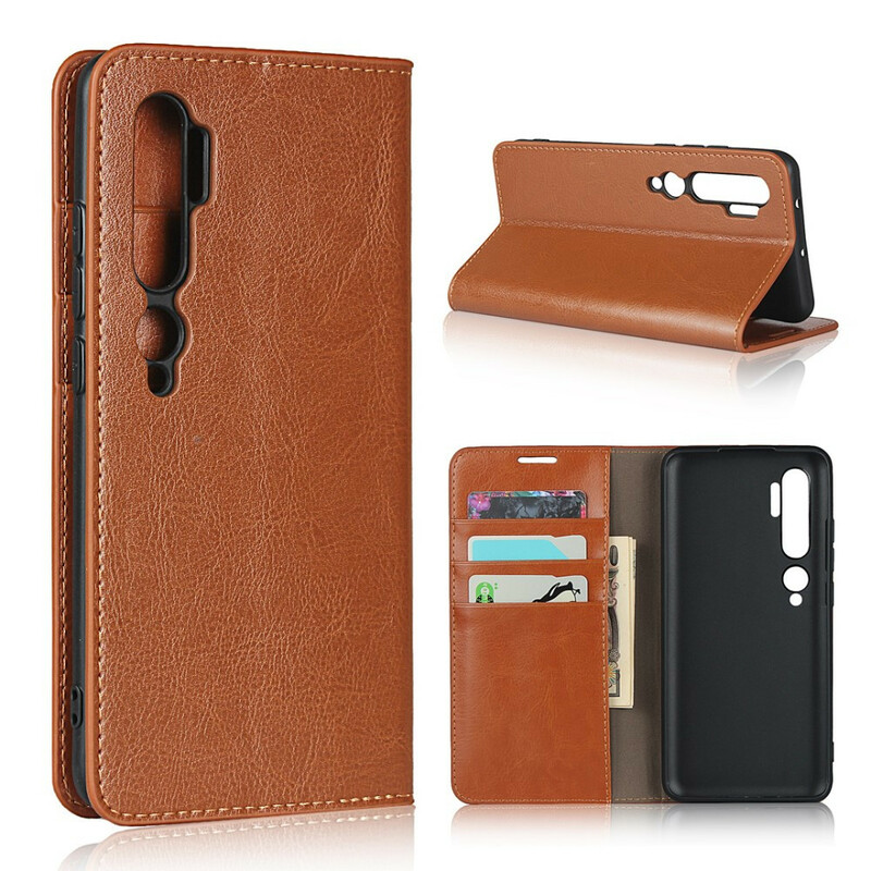 Flip Cover Xiaomi Mi Note 10 / Note 10 Pro Cuir Véritable