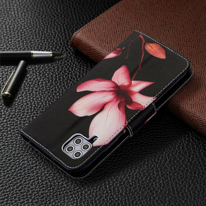 Housse Huawei P40 Lite Fleur Rose