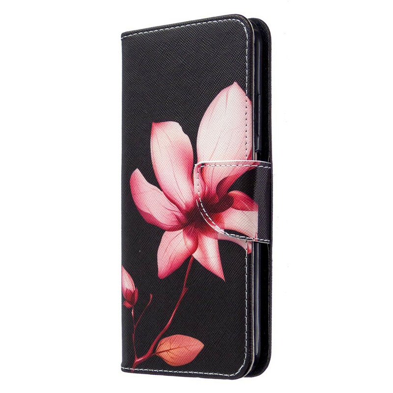 Housse Huawei P40 Lite Fleur Rose