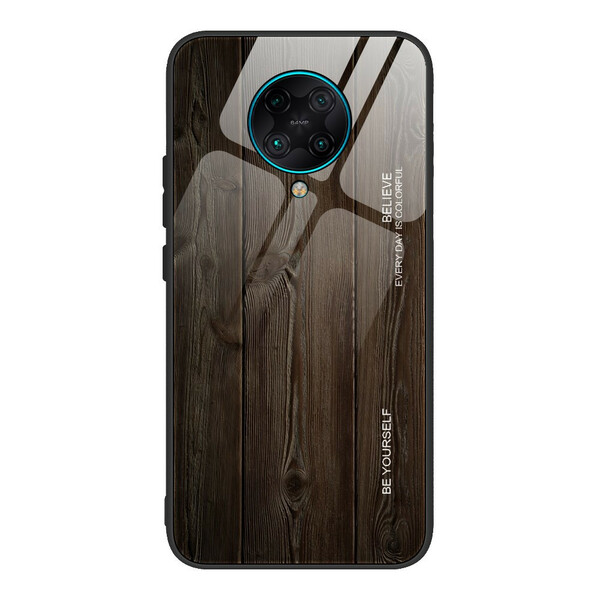 Coque Xiaomi Poco F2 Pro Verre Trempé Design Bois