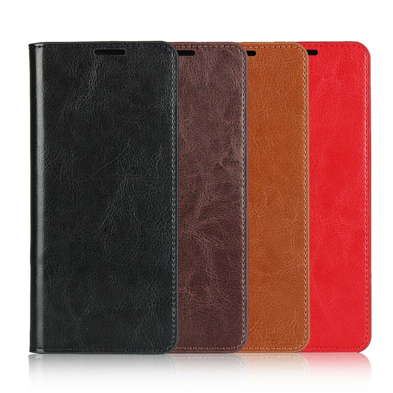 Flip Cover Sony Xperia 10 II Cuir Véritable