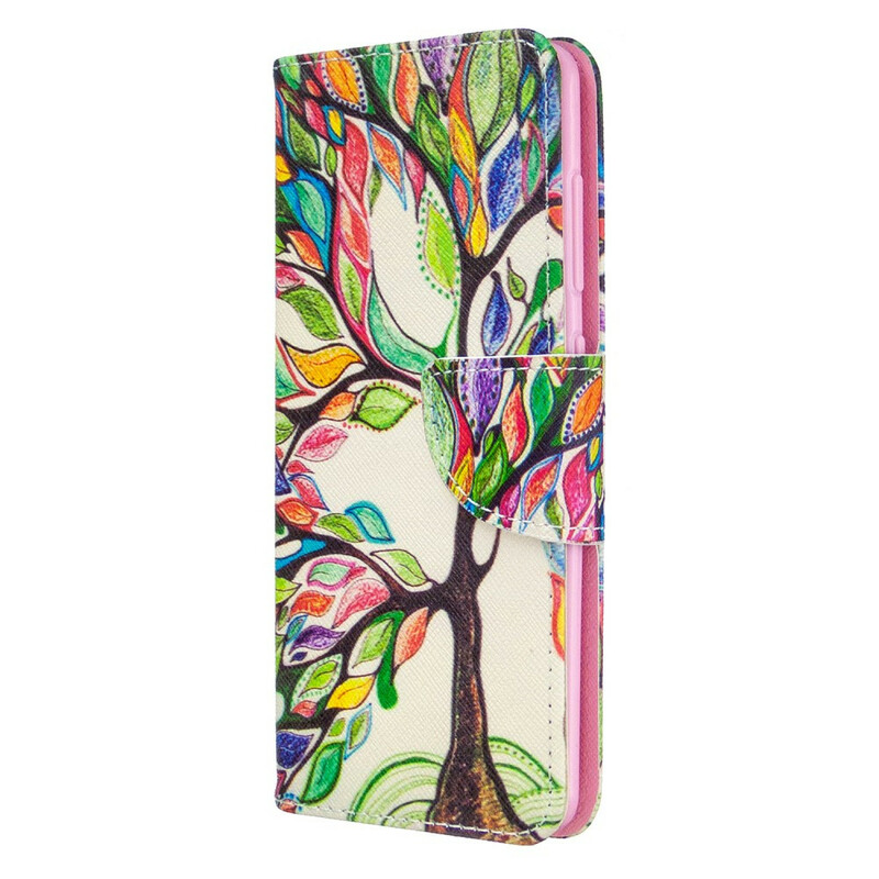 Housse Samsung Galaxy A41 Arbre Coloré