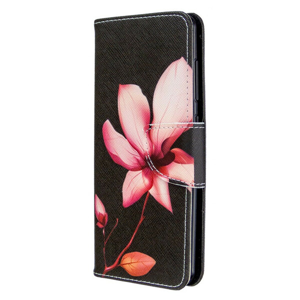 Housse Samsung Galaxy A41 Fleur Rose