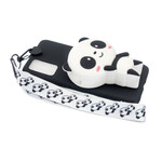 Coque Samsung Galaxy A41 Panda 3D avec lanière Mousqueton