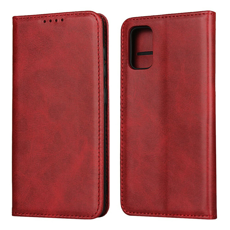 Flip Cover Samsung Galaxy A41 Style Cuir Sobriété