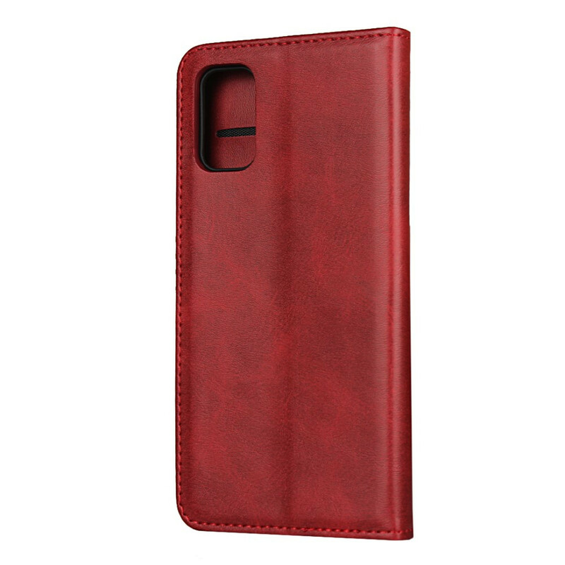 Flip Cover Samsung Galaxy A41 Style Cuir Sobriété