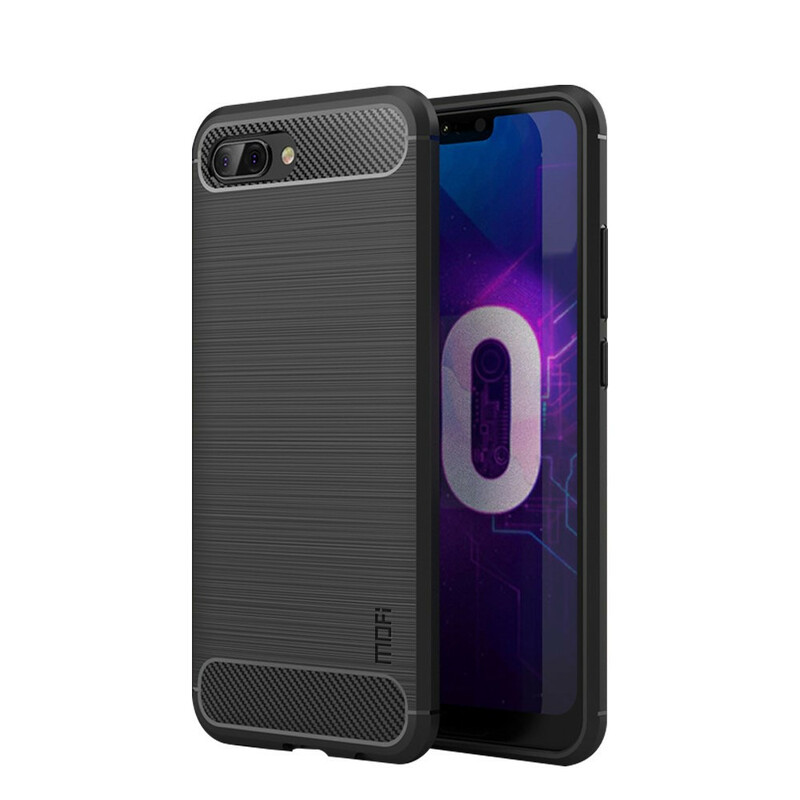 Coque Honor 10 Fibre Carbone Brossée MOFI