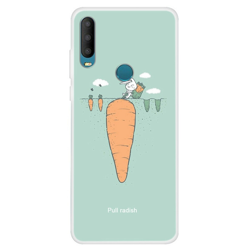 Coque Alcatel 1S Lapin au Jardin