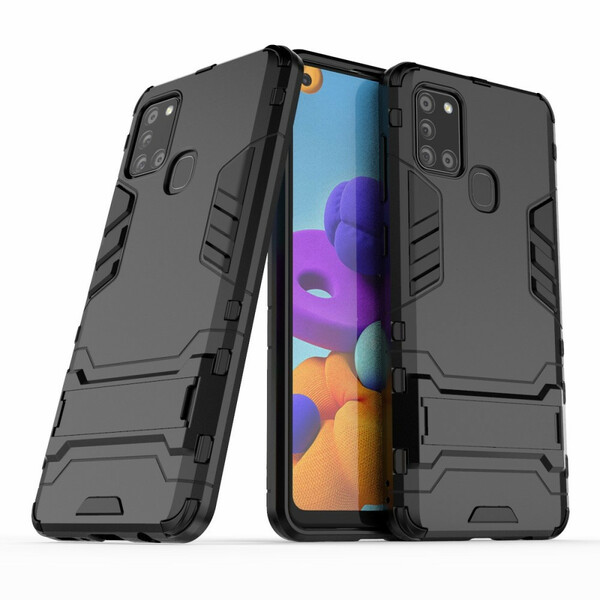 Coque Samsung Galaxy A21s Languette Ultra Résistante