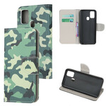 Housse Samsung Galaxy A21s Camouflage Militaire