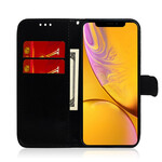 Housse iPhone XR Simili Cuir Couverture MIroir