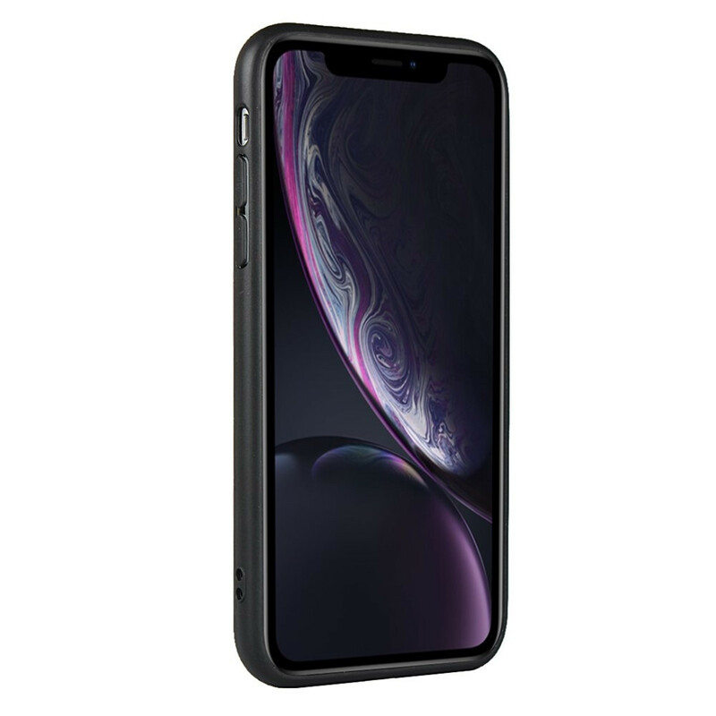 Coque iPhone XR Monochrome Double Porte-Cartes