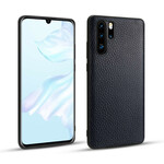 Coque Huawei P30 Pro Véritable Cuir Litchi