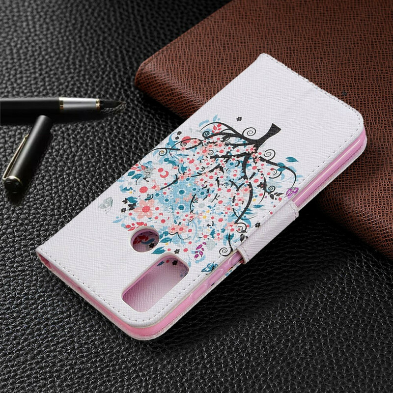 Housse Huawei P Smart 2020 Flowered Tree