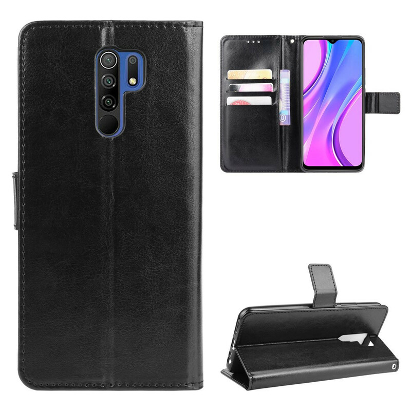 Housse Xiaomi Redmi 9 Simili Cuir Flashy