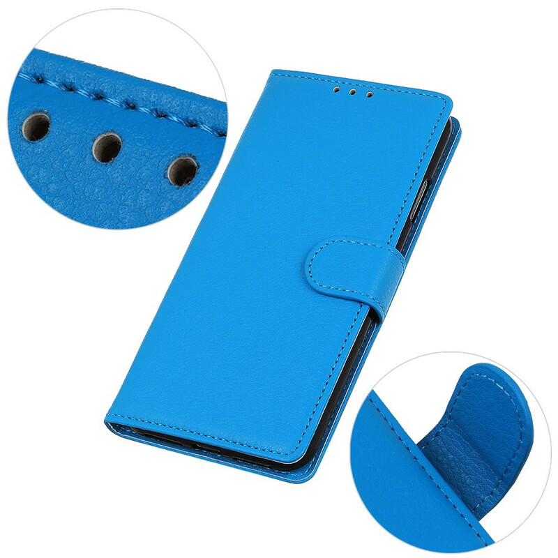 Housse Xiaomi Redmi 9 Effet Cuir Litchi Premium